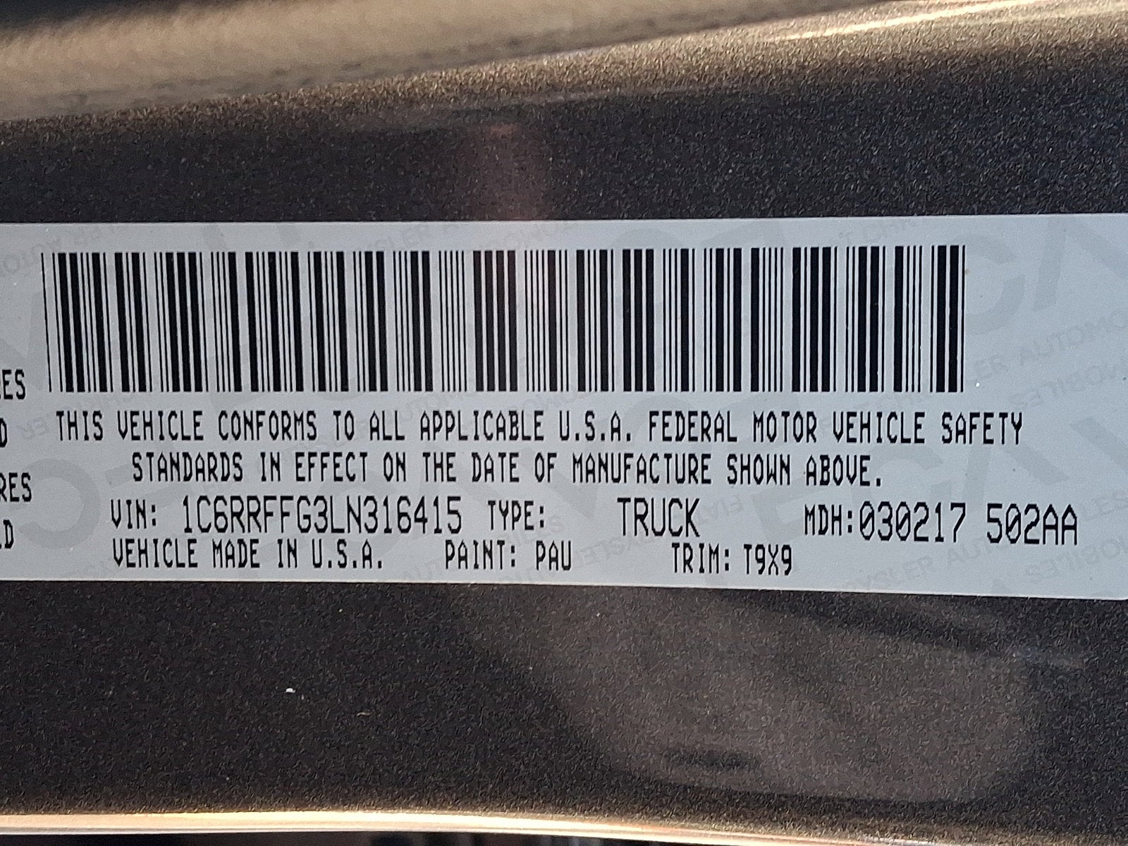 2020 RAM 1500 Big Horn