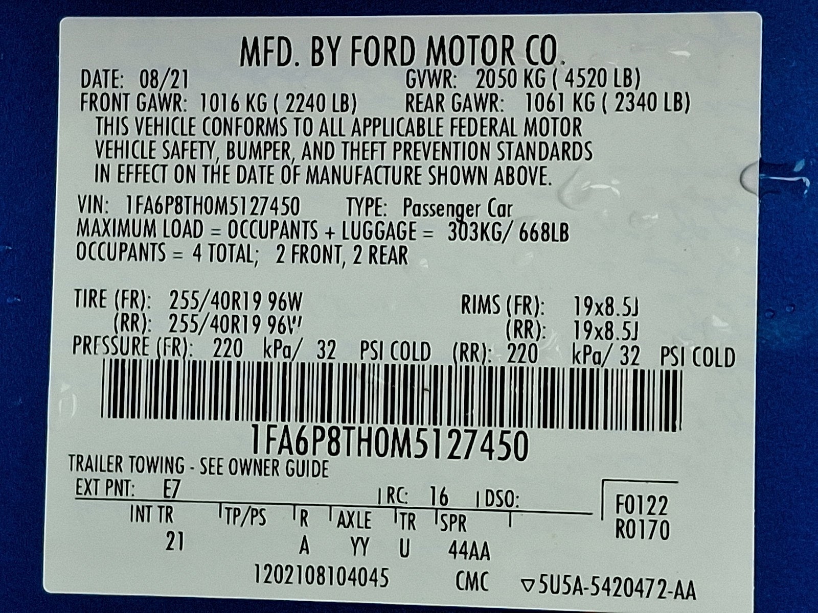 2021 Ford Mustang EcoBoost