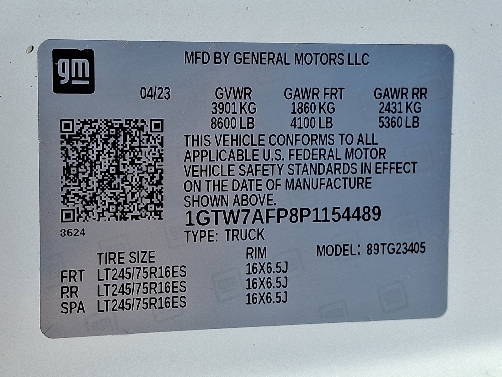 2023 GMC Savana Cargo 2500 Work Van