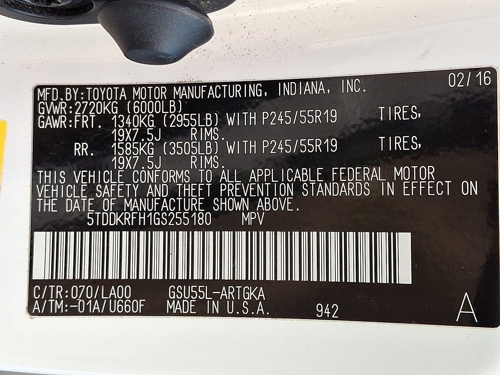 2016 Toyota Highlander Limited