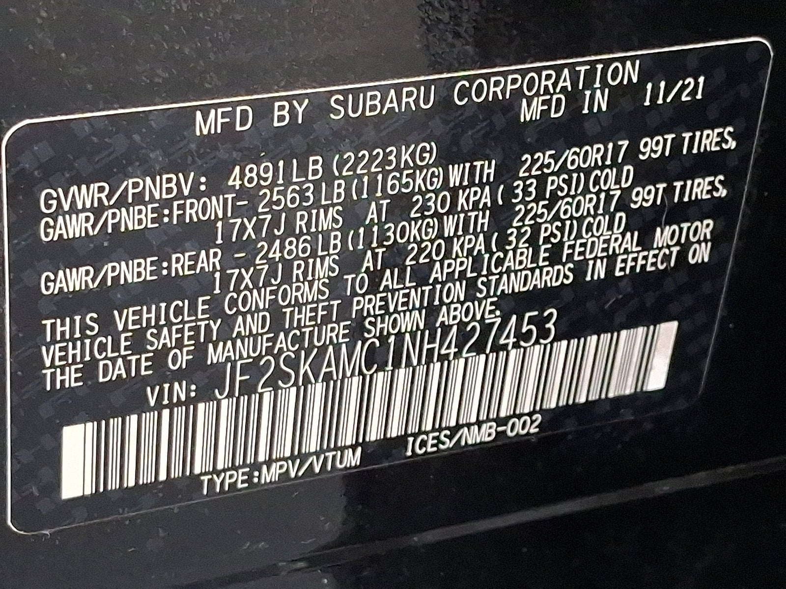 2022 Subaru Forester Wilderness