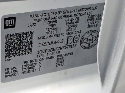 2022 Chevrolet Silverado 1500 Custom