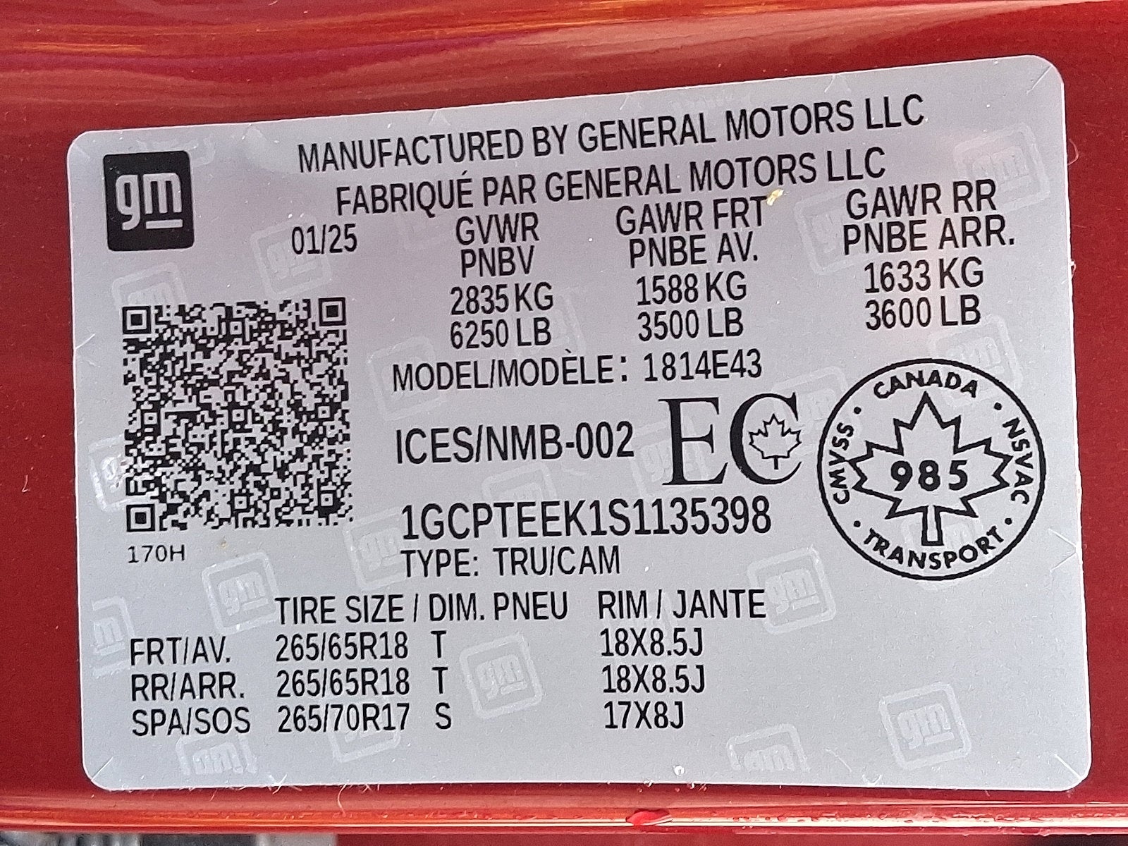 2025 Chevrolet Colorado Trail Boss