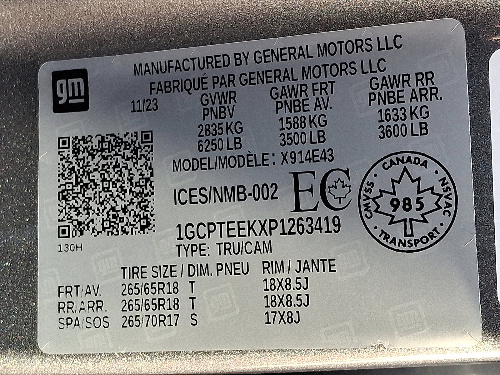 2023 Chevrolet Colorado Trail Boss