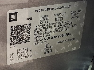 2019 GMC Acadia SLT