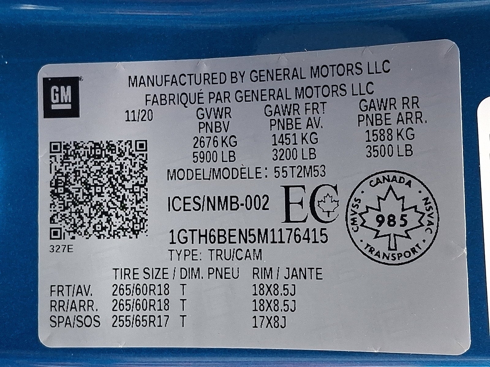 2021 GMC Canyon Elevation Standard