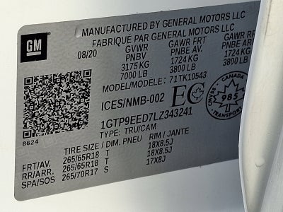 2020 GMC Sierra 1500 AT4