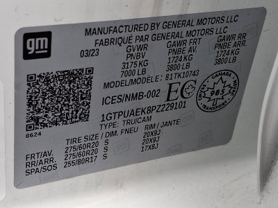 2023 GMC Sierra 1500 Pro