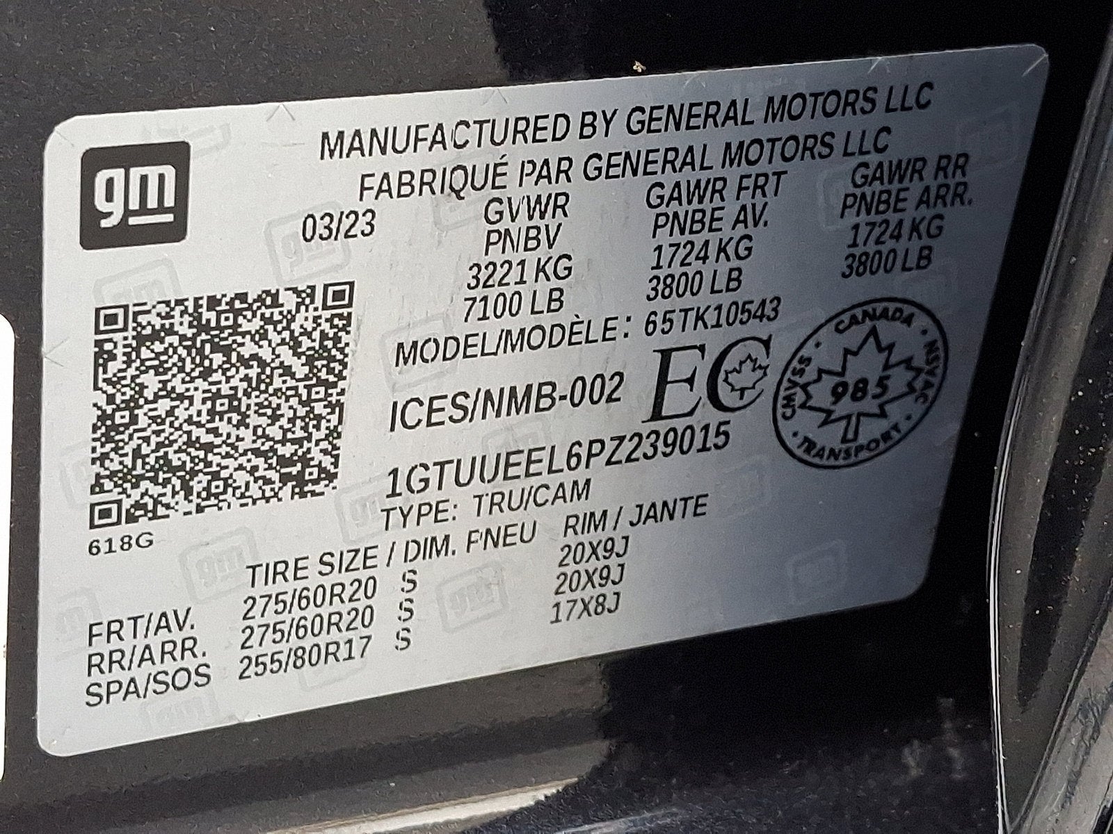 2023 GMC Sierra 1500 AT4