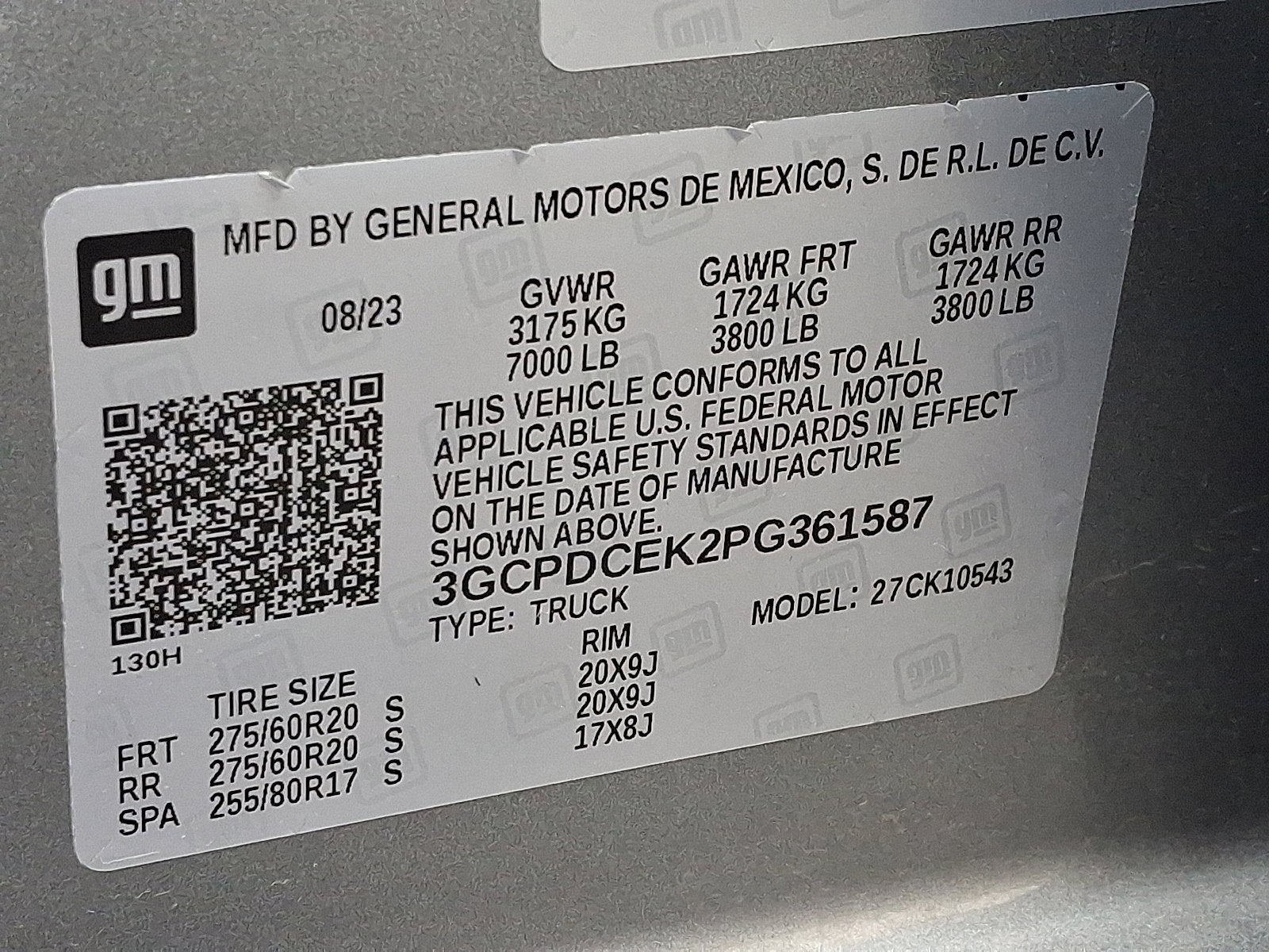 2023 Chevrolet Silverado 1500 Custom Trail Boss