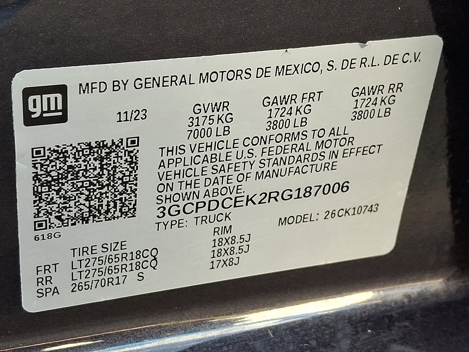 2024 Chevrolet Silverado 1500 Custom Trail Boss