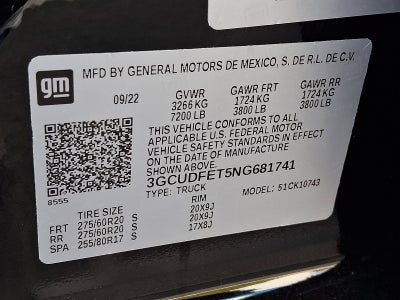 2022 Chevrolet Silverado 1500 LT Trail Boss