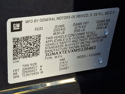 2021 Chevrolet Equinox LT